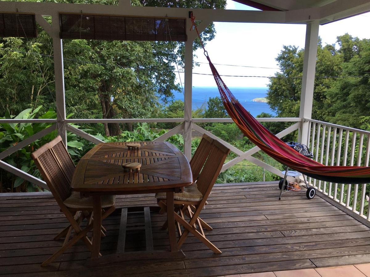 Grand Bungalow Avec Piscine Et Vue Mer Bouillante Exterior foto